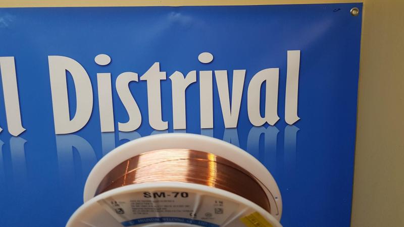 -Bobina de hilo ER70S-6 1,0 mm (5 kg) para soldadura MIG MAG