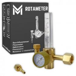 TecTake Manómetro con regulador reductor de presión de aire 1/4 