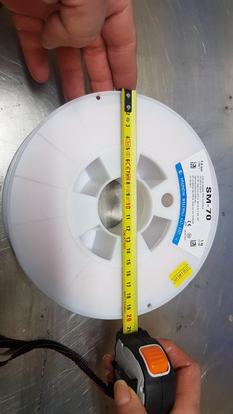 -Bobina de hilo ER70S-6 0,6 mm (5 kg) para soldadura MIG MAG