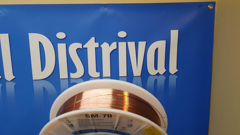 -Bobina de hilo ER70S-6 0,6 mm (5 kg) para soldadura MIG MAG