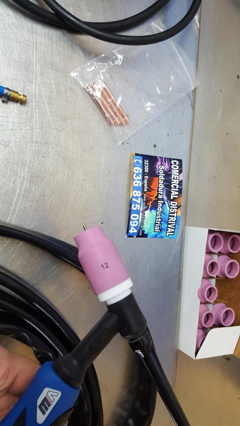 KIT TIG Gas Super Lens nº10-12 (2,4 MM) SR 26-WP 45V64