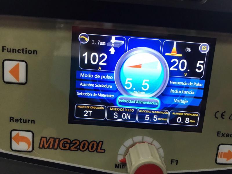 Soldadora MIG 200L ETW Double Pulse MIG/MAG TIG MMA 200A