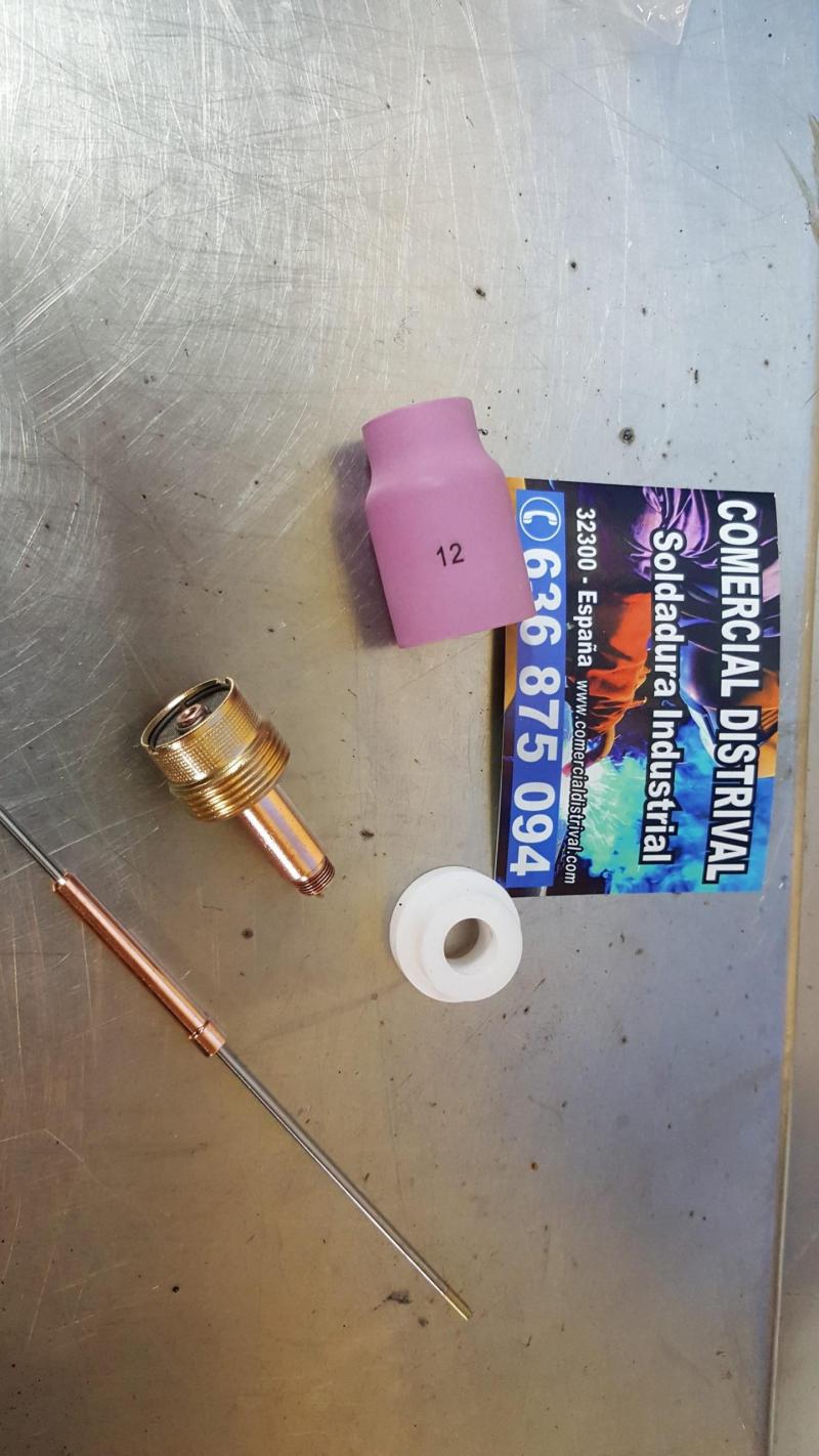 KIT TIG Gas Super Lens nº10-12 (2,4 MM) SR 26-WP 45V64