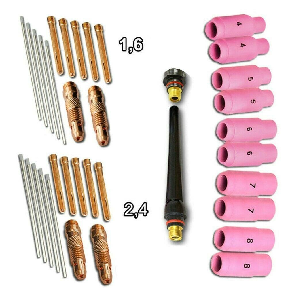 RECAMBIOS TIG PARA TUNGSTENO WP 26 1,6 mm y 2,4 mm
