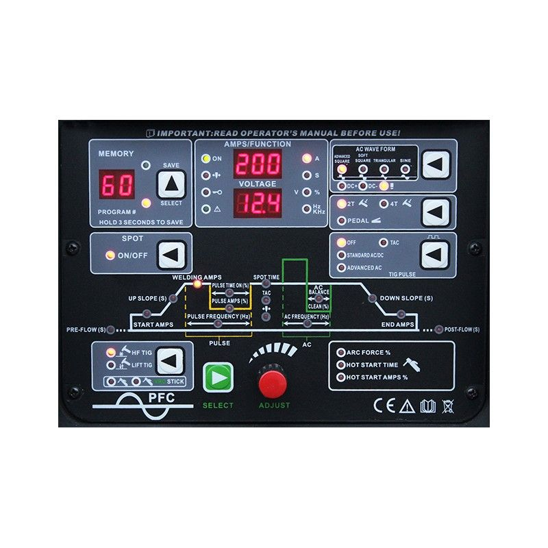 SOLDADOR JET TIG II AC/DC 200-S SPOT IGBT Welder Fantasy