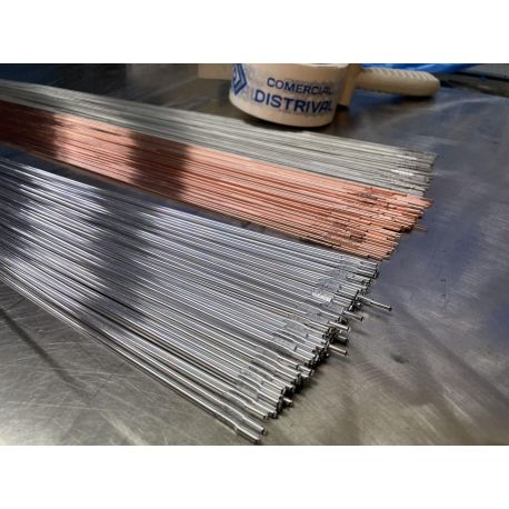 Varillas aportación para tig variadas (ACEROS) y Tungstenos