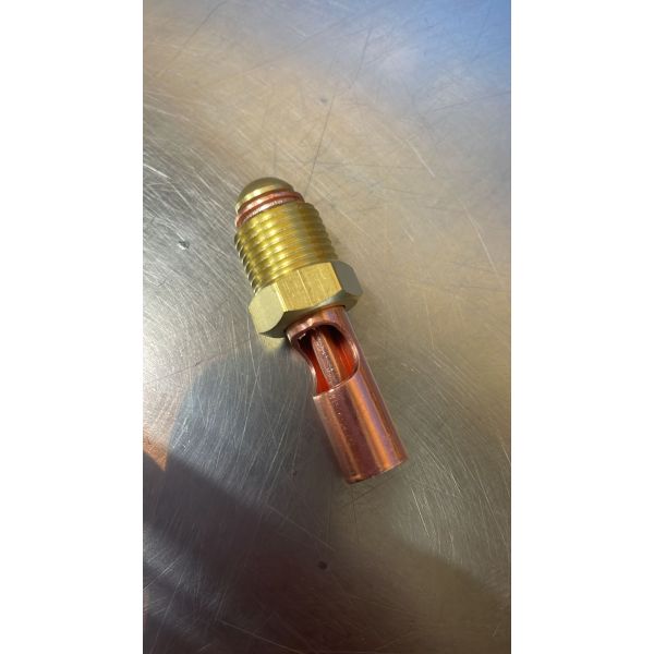 Conexión poder y gas para cuello tig wp26