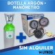 BOTELLA DE ARGON PURO 14 LITROS + MANOMETRO