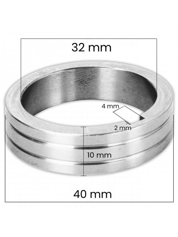 Rodillo de alimentación 40x32x10mm 4R 0,8/1,0