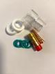 Kit tig lens tobera cristal WP-17/18/26 PYREX(para tungsteno 1,6 mm)