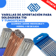 Pack varillas TIG + tungstenos Aluminio, Inoxidable y Acero (kit completo)
