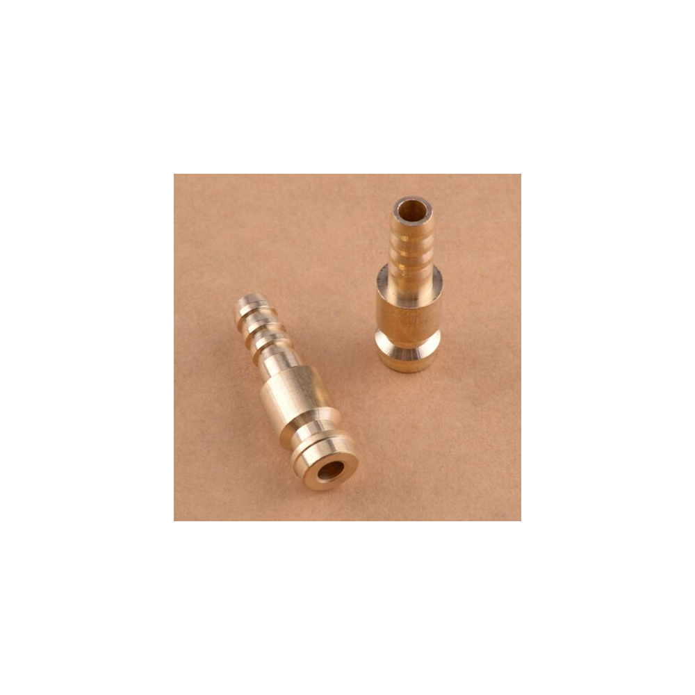 MACHO ENCHUFE RAPIDO GAS TUBO 6 MM CONECTOR (2 UNIDADES)