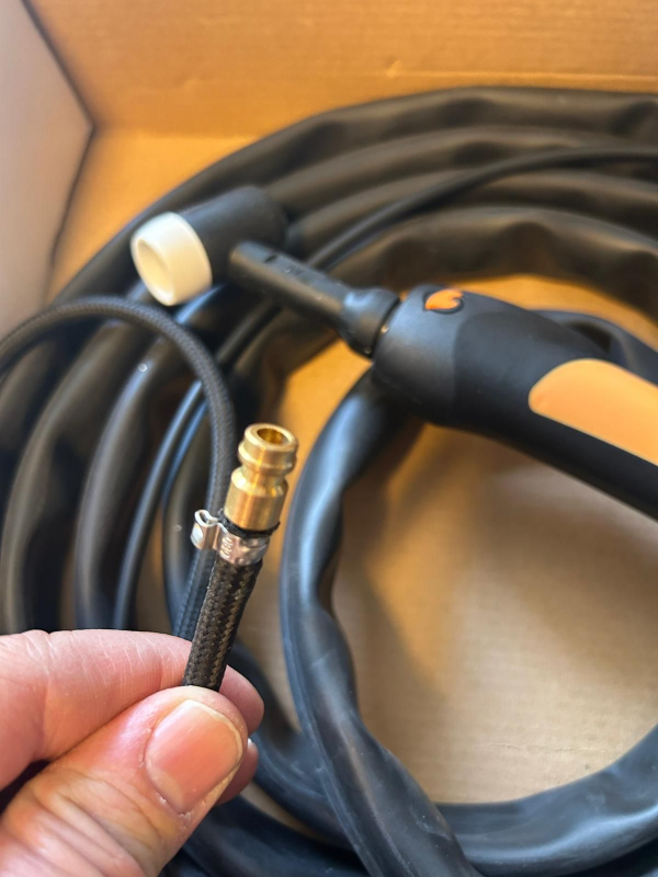 Antorcha WP-17 TIG 8 mts flame CONECTOR 2 pines