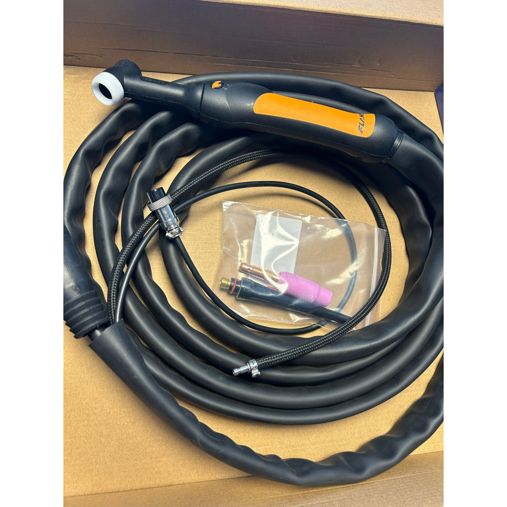Antorcha WP-26 TIG 8 mts flame CONECTOR 2 pines
