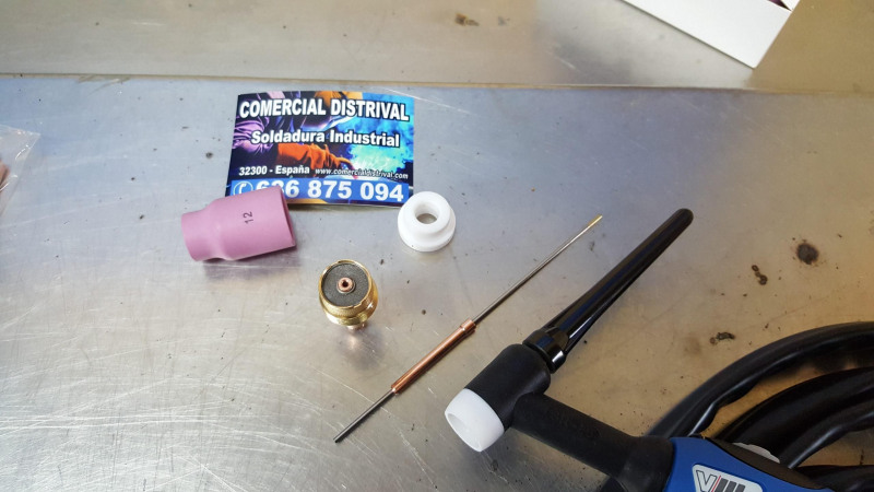 KIT TIG Gas Super Lens nº10-12 (2,4 MM) SR 9-WP