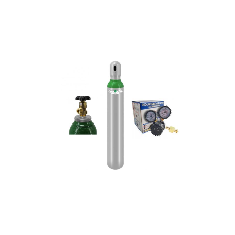 Botella 10L Argon + Regulador Exakt Vogelmann