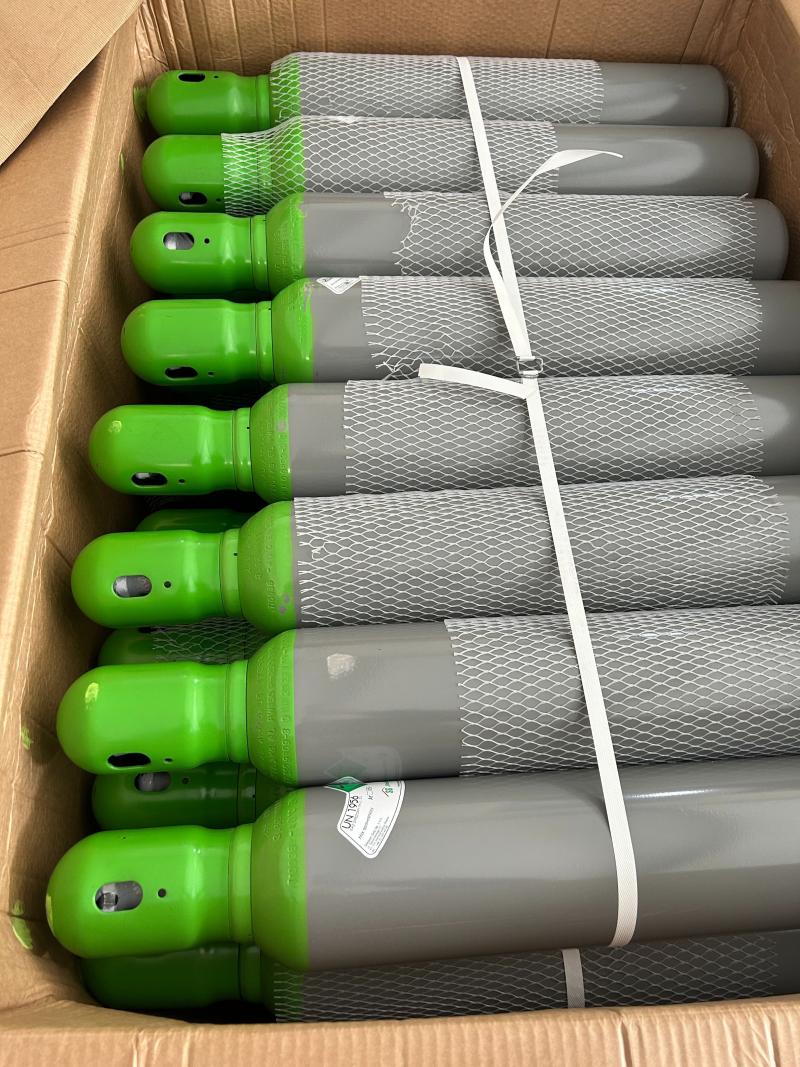 Botella de argón puro 8 litros + manómetro | Soldadura TIG y MIG