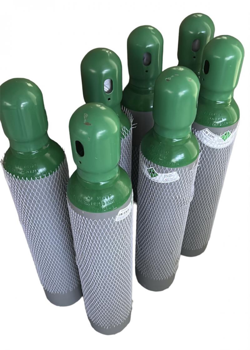 Botella de argón puro 8 litros + manómetro | Soldadura TIG y MIG