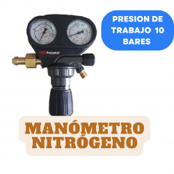 Regulador Manómetro para Nitrógeno (10 bares)
