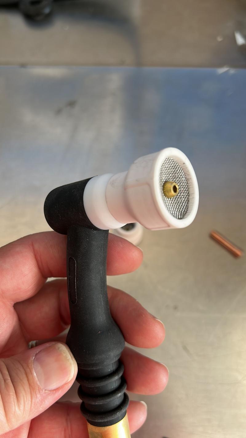 Kit buzas alumina y stubby TIG lens Para cuello 17/20/26