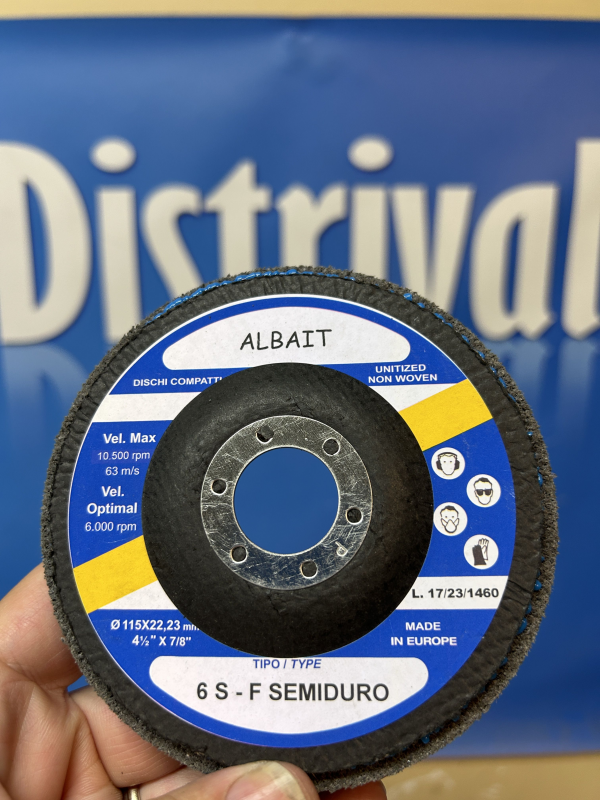 DISCO DE PULIR SEMIDURO 6S-F