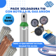 Pack ahorro soldadura TIG AC/DC 8L con botella argón