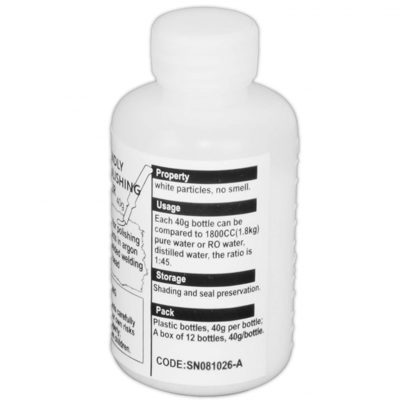 Polvo de limpieza de soldadura 40g Sherman WBC-100
