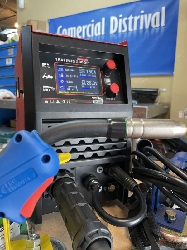 REACONDICIONADO Trafimig 200 Dual Puls Trafilux soldadora sinérgica con pulso