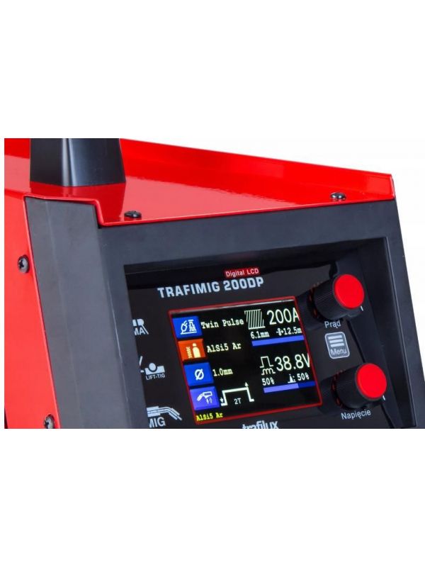 REACONDICIONADO Trafimig 200 Dual Puls Trafilux soldadora sinérgica con pulso