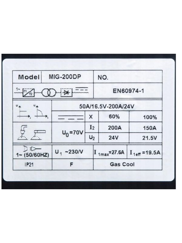 REACONDICIONADO Trafimig 200 Dual Puls Trafilux soldadora sinérgica con pulso