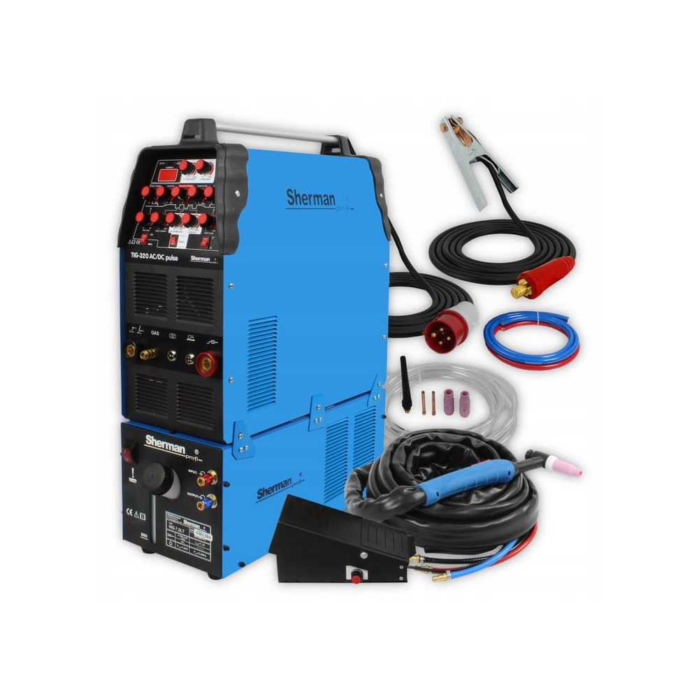 SOLDADOR TIG 320 PULSE AC / DC CON REFRIGERADOR