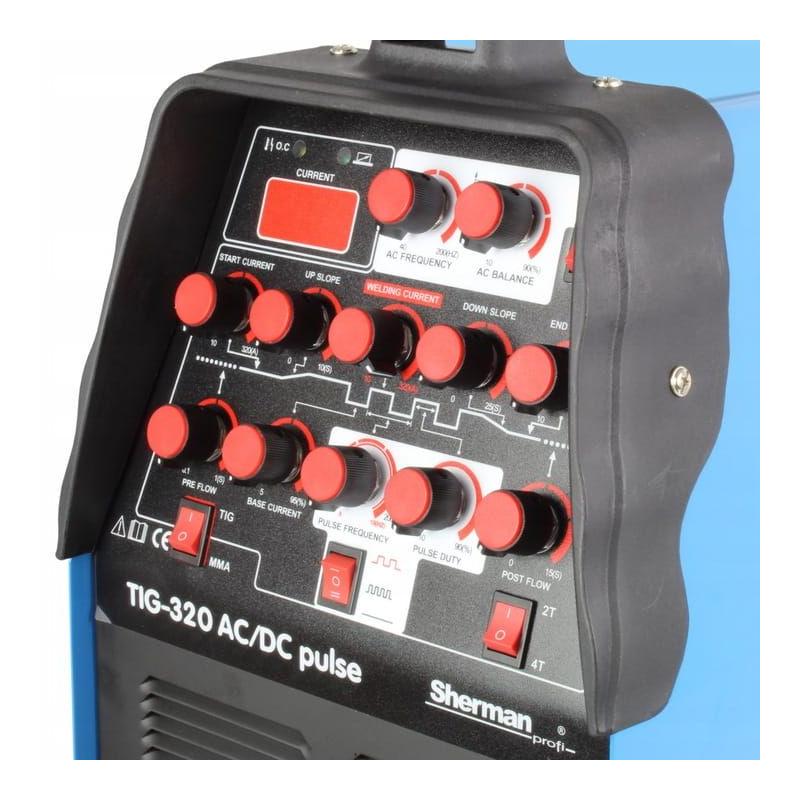 SOLDADOR TIG 320 PULSE AC / DC CON REFRIGERADOR