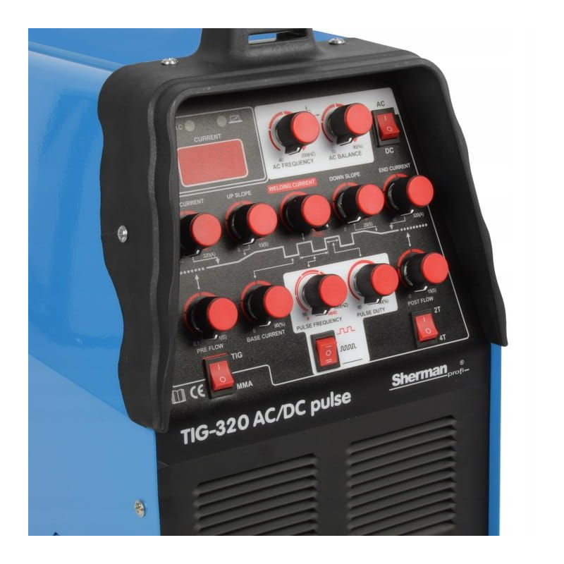 SOLDADOR TIG 320 PULSE AC / DC CON REFRIGERADOR