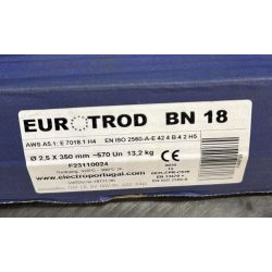 ELECTRODO BASICO EUROTROD E7018 (2,5 X 350) CAJA