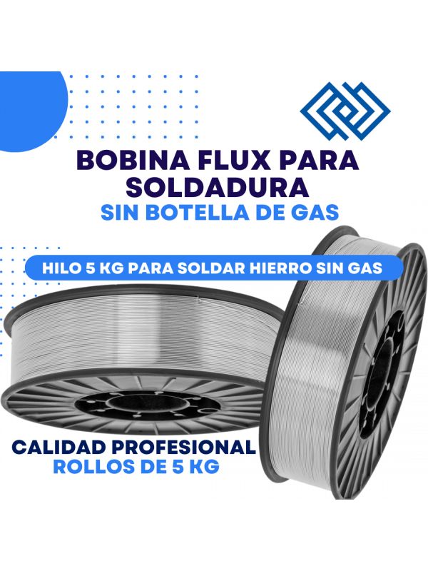 Hilo Flux Tubular E71T11 – 5 kg/bobina, soldadura sin gas