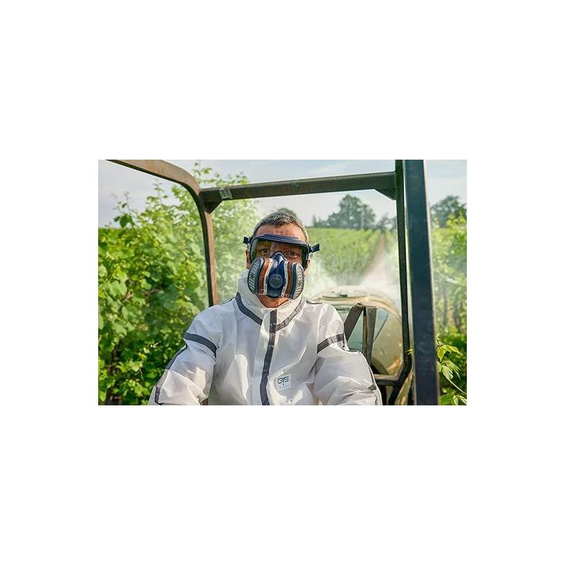 GVS SPR401 Semimáscara Elipse Integra con filtros A1P3 para gases orgánicos y partículas