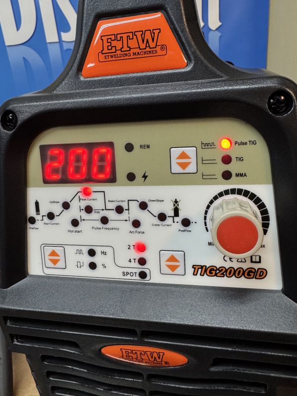 Soldador Tig 200 GD ETW PULSE