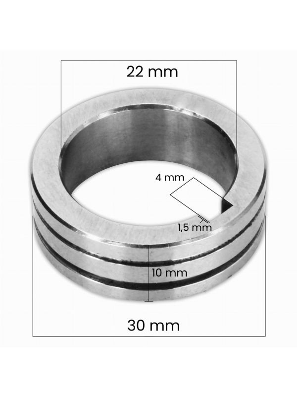 RODILLO ARRASTRE MIG 0,8 mm-1 mm V para acero