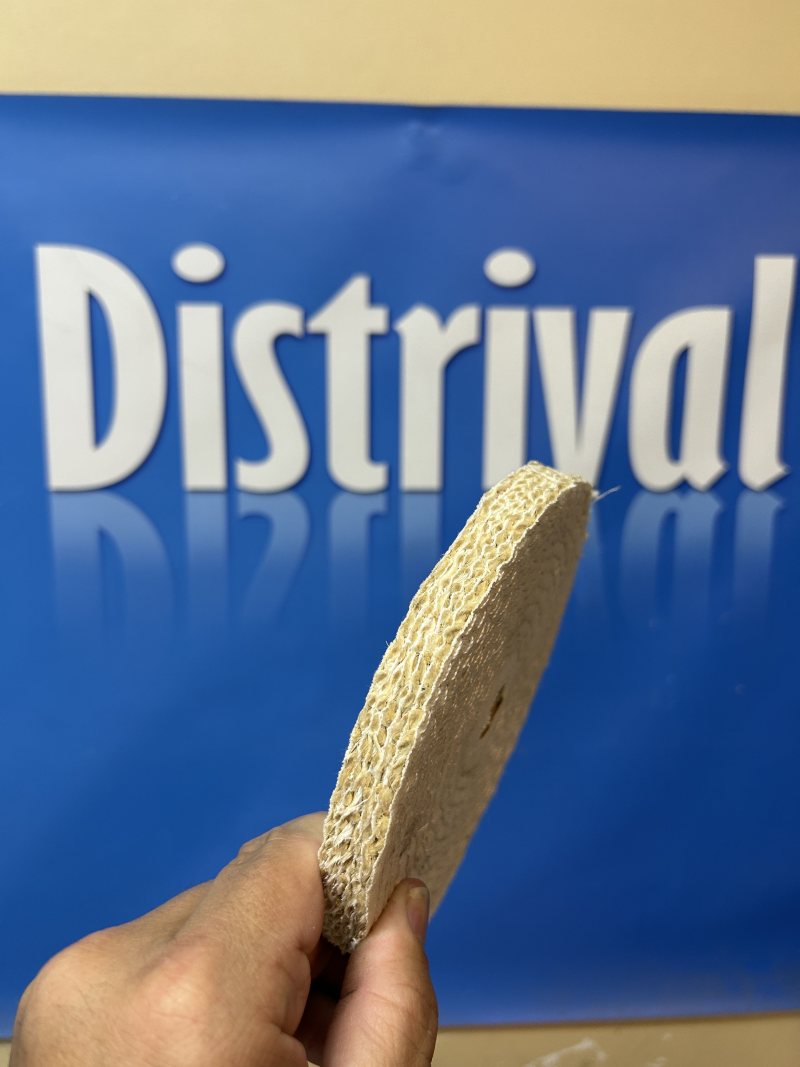 DISCO DE PULIR SISAL DE TELA Y CUERDA 150 mm