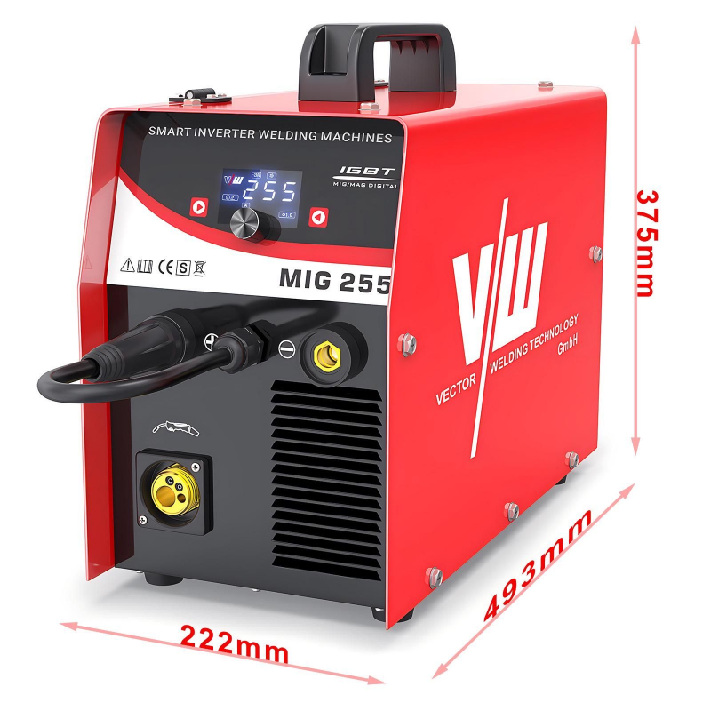 SOLDADOR MULTIPROCESO VECTOR MIG255 CON ANTORCHA TIG