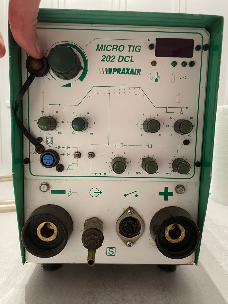 ANTORCHA TIG PARKER PARA SOLDADOR MICRO TIG 202 DCi PRAXAIR (4 metros)