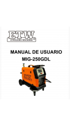 Soldador ARCO PULSADO MIG-250GDL ETW