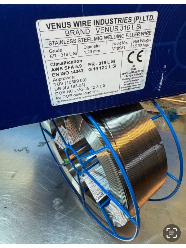 HILO ACERO INOXIDABLE 316 LSi (15 KG) 1,2MM