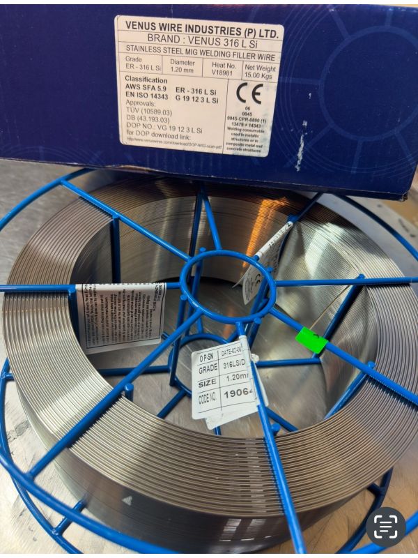 HILO ACERO INOXIDABLE 316 LSi (15 KG) 1,2MM