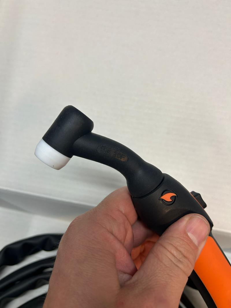 ANTORCHA TIG 4m CUELLO SR 26 CON MICRO CON MANGUERA SUPER FLEXIBLE DE SILICONA