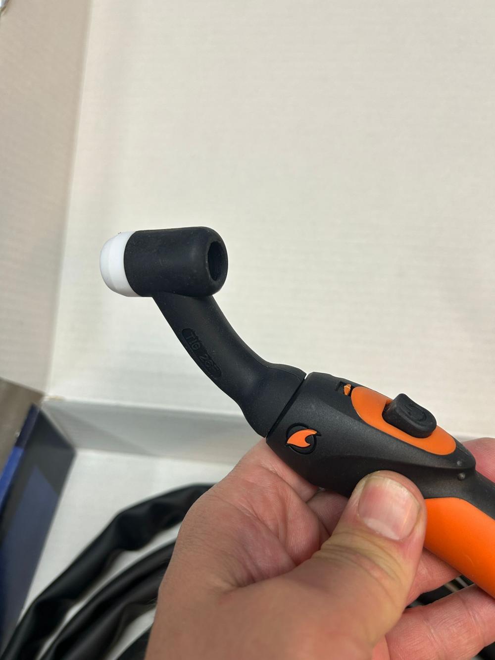 ANTORCHA TIG 4m CUELLO SR 26 CON MICRO CON MANGUERA SUPER FLEXIBLE DE SILICONA