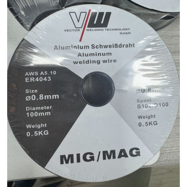 Hilo aluminio ER4043 bobina 500 gramos