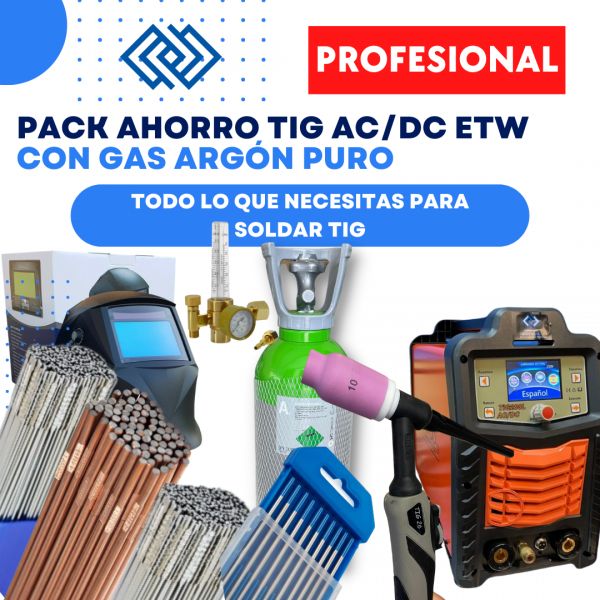 PACK AHORRO TIG AC DC 210P SHERMAN Nº 33