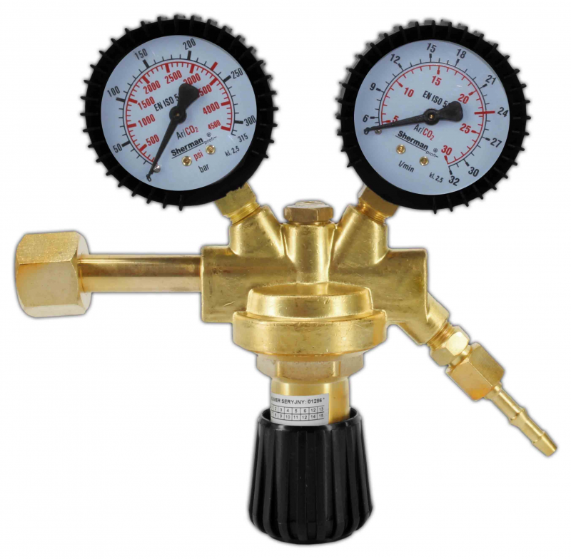 MANOMETRO MANOREDUCTOR ARGON TURBO Regulador de gas Argon/CO2