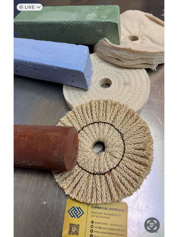 KIT DE PASTAS DE PULIR – ACABADO ESPEJO PROFESIONAL